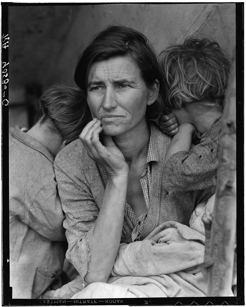 Dorothea Lange.„Migrant Mother" – Das Foto  wurde zum Gesicht der Großen Depression.